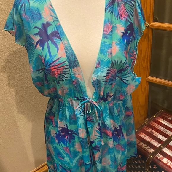Swim suit cover up by Op size Large (11-13 ) - Picture 4 of 6
